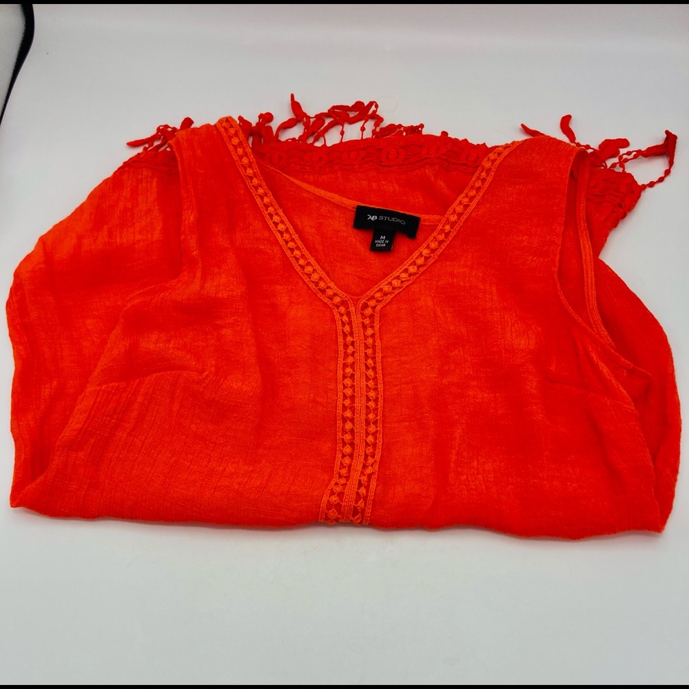 Orange tank top